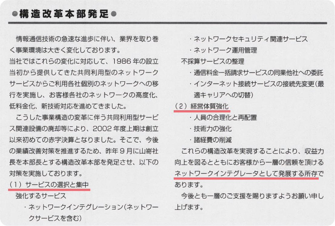 構造改革本部発足